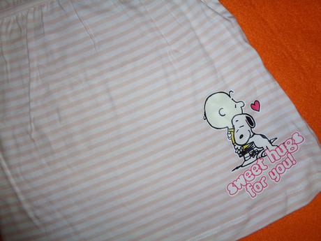 Krásný růžový komplet snoopy, disney,74 / 80 / 86