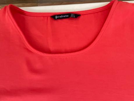 Oranžová halenka, vel l, stradivarius, stradivarius,l