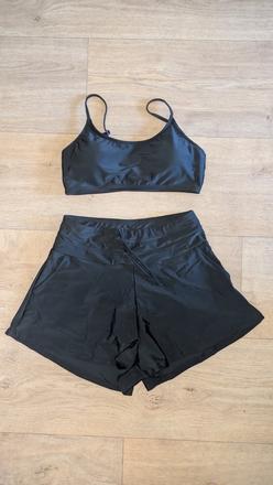 Ka722 dvoudílné plavky, bikiny s kapsami 38, m, m