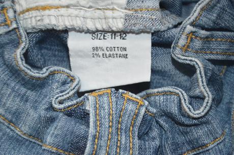 128 134 140 146 elastická džínová sukně s kanýry, alibi,134