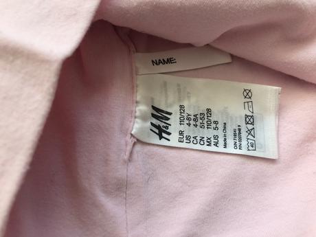 H&m cepice slaba ruzova s kaminky 110/128, h&m,122