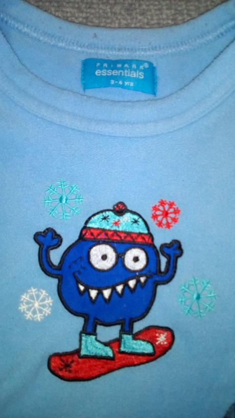 Fleecové pyžamo, primark,104