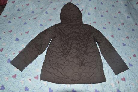 140 prošívaná zimní bunda květinová, kenvelo,140