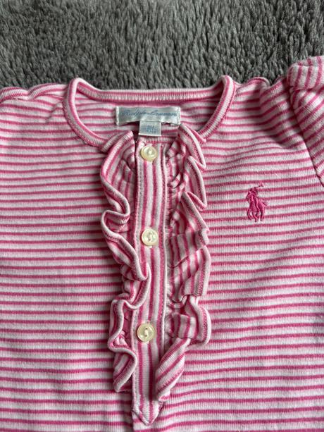 Overalek s pruhy - v.6/9 měs. zn. ralph lauren, ralph lauren,74