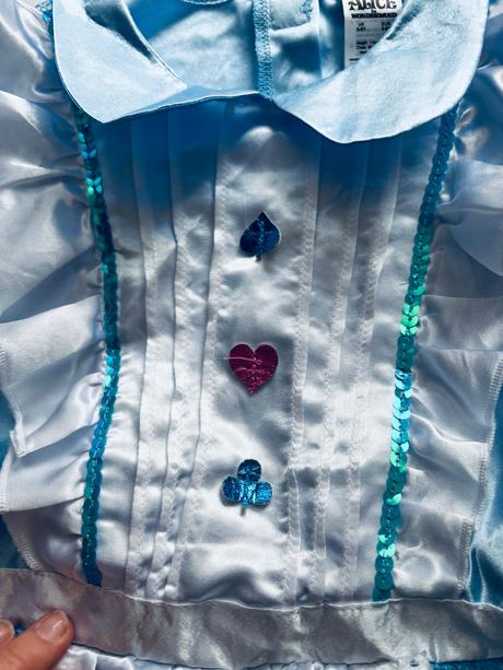 An8/ kostým alenka z říše divů - v.5/6 let, 