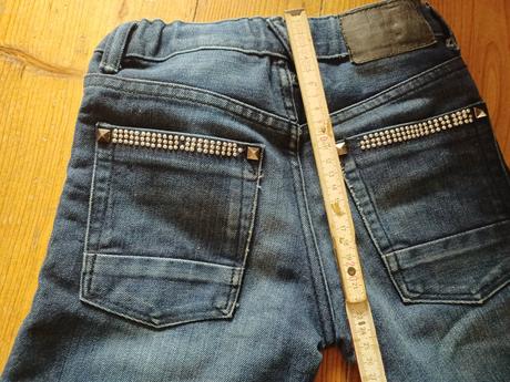 Dívčí slim džíny 128, h&m,128