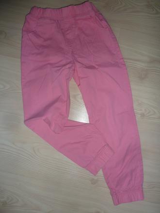 Jednobarevné volné letní plátěné kalhoty, tcm,122