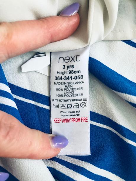 Ob/ šaty next asymetrické - v.3 roky, next,98