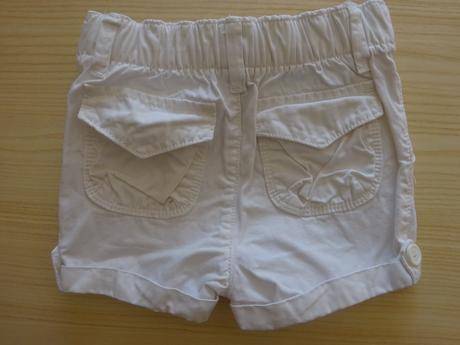 Šortky bílé, vel. 86, gap,86
