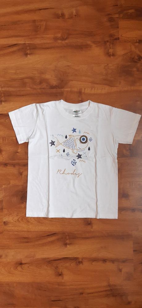 Dětské bavlněné tričko kr.r. rhodos 7-8 let, 116