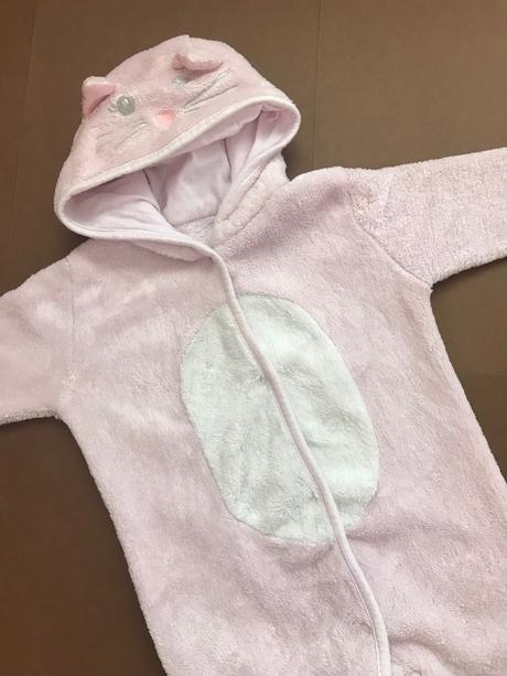 Overál coral fleece - v.asi 3/6 měs, 68