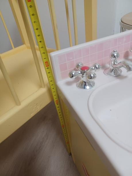 Maxi postýlka pro panenky 70cm,