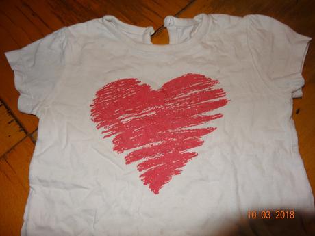 Tričko srdíčka, f&f,92