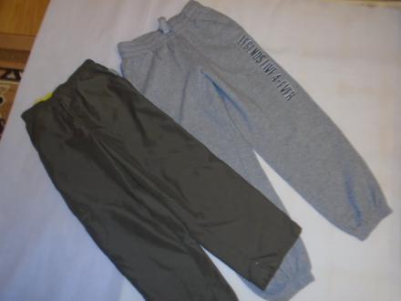 Tepláky 3ks tričko vel 134/140, 122–134