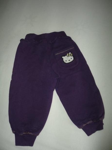 Teplákovka hello kitty z h+m, vel. 9 - 12 měsíců, h&m,80