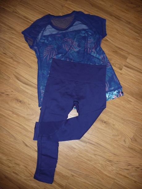 Komplet funkčního trika a 7/8 kalhoty tchibo v.l, tchibo,l