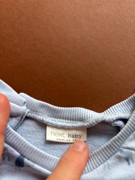 Mikina světle modrá - v.9/12 měs. zn. next, next,80