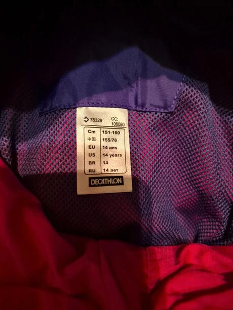 Dívčí bunda quechua vel. s/164, decathlon,s