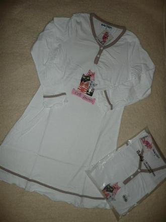 Pyžamo noční košilka košile, l / m / s