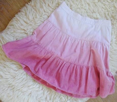 Manšestrová  růžová sukně, george,98