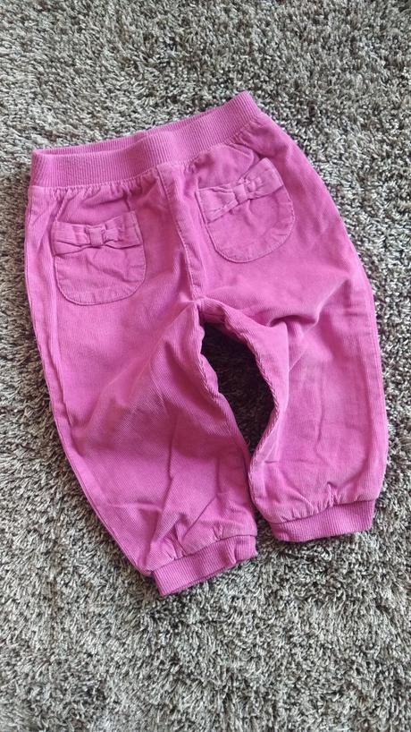 Kalhoty / zateplené manchestráky, f&f,80