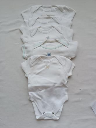 Dětské body krátký rukáv, 56