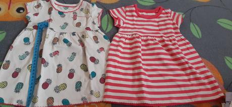 2 x šatičky letní, 62