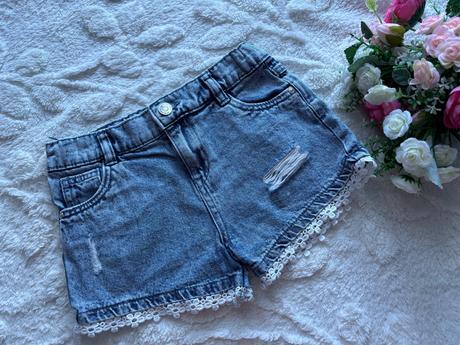 Kraťasy džínové- v.8/9 let, f&f,134