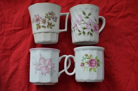 4x retro hrnek czechoslovakia, 