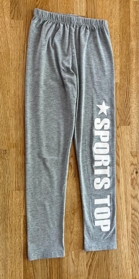 Leginy & elasťáky šedé vel. 140/146, 140