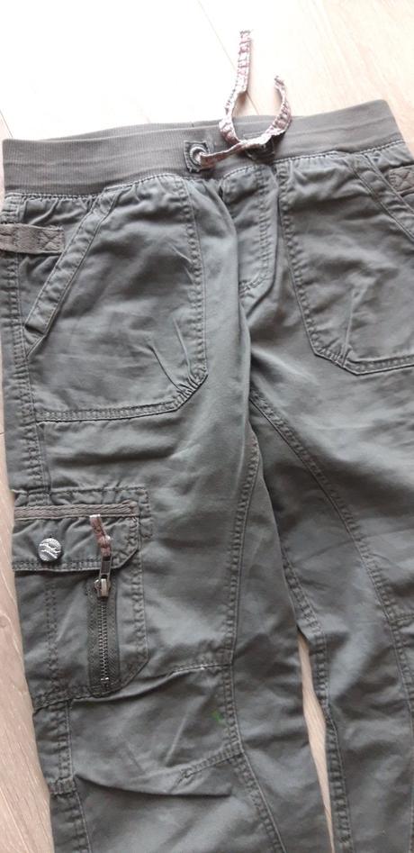 Krásné plátěné kalhoty zn. h&m vel. 140, h&m,140