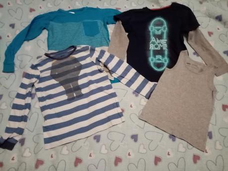 116 122 trika dl. rukáv tílko, f&f,116