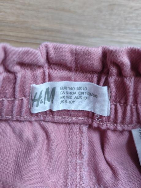 Kalhoty a tričko hm vel. 140, h&m,140