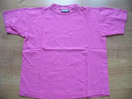 Růžové tričko vel. 116/122 na 6-7 let, 116