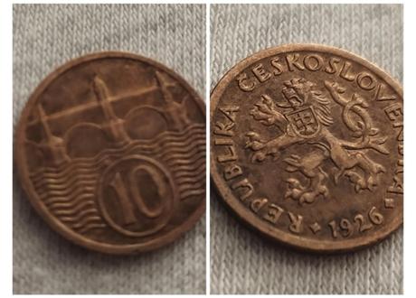 Historické 5ti a 10ti haléře 1922-1938,
