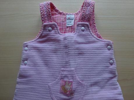 Zimní kalhoty s laclem, vel. 74, loana,74