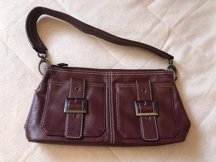 Vinove cervena taska pres rameno mango, mango