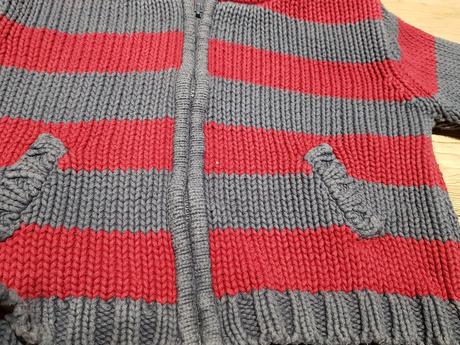 Krásný svetr na zip vel.12-18 měs.značky cherokee, cherokee,86