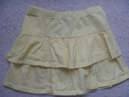 Žlutá sukně s kanýrkem zn. h&m vel. 128, h&m,128