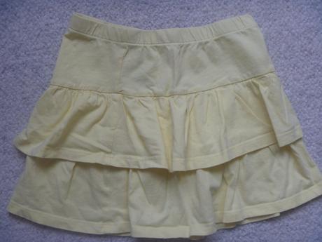 Žlutá sukně s kanýrkem zn. h&m vel. 128, h&m,128