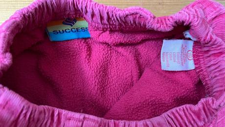 Flísem zateplené manšestráky/kalhoty, success,104