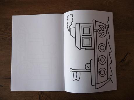 Omalovánky a4 štětec a pastelka 1,