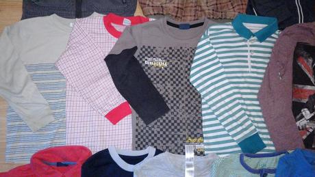 Chlapecký mix věcí vel.116-128 jaro/léto/podzim, 122–134