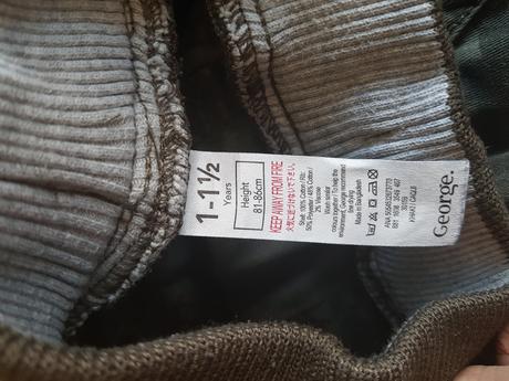 Dětské kalhoty značky george, george,86