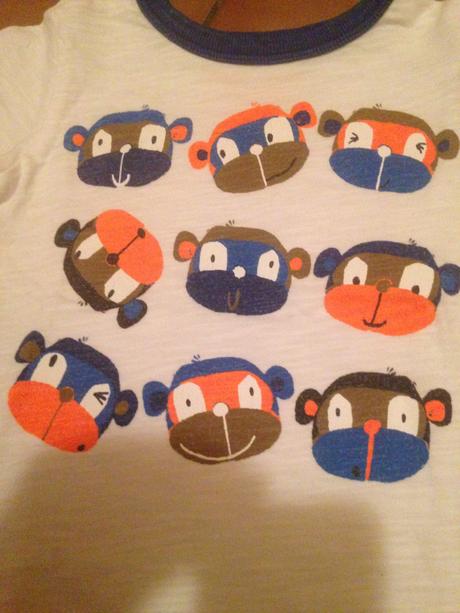 Tričko opice - opičky, next,62