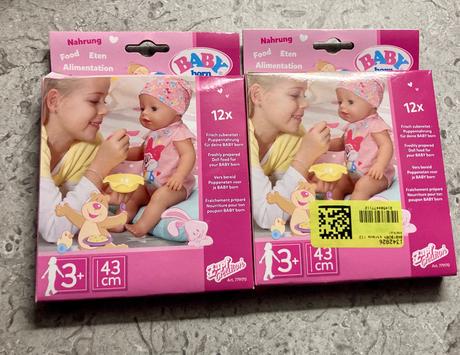 Krmení pro panenky baby born, celkem 22 pytlíčků., 