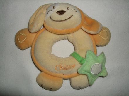 Plyšová hrkálka chicco,