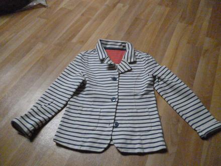 Pruhaté sako vel. 6-7, mothercare,122