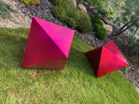 2 karton kužely foto rekvizita atyp dárk.obal pink,