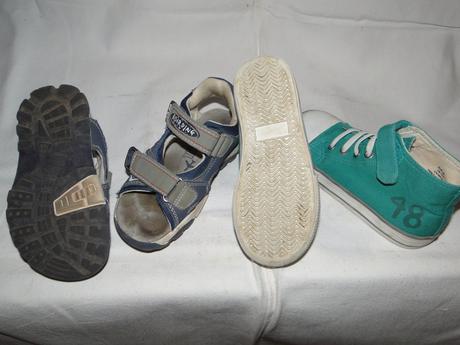 V.28 dva páry - tenisky h&m, sandálky deichmann, h&m,28